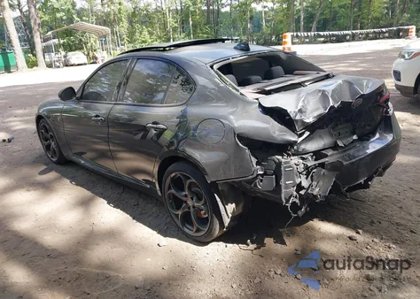 2019 Alfa Romeo Giulia Ti Sport Awd from USA, damaged, VIN ZARFANBNXK7609741